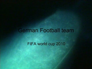 German Football team FIFA world cup 2010 