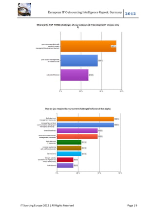 European IT Outsourcing Intelligence Report: Germany
                                                                              2012




IT Sourcing Europe 2012 | All Rights Reserved                                 Page | 9
 