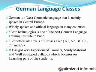 German language classes in pune | PPTX