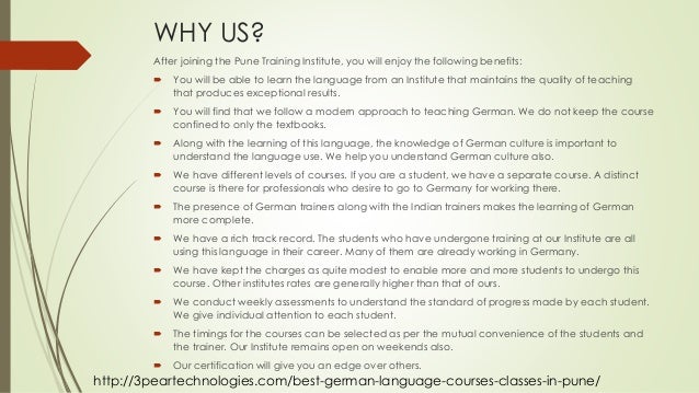 Best German Language Courses in Pune | German Language ...