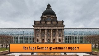 Has huge German government support
December 9, 2013

© 2013 Business Thinking Institute

30

 
