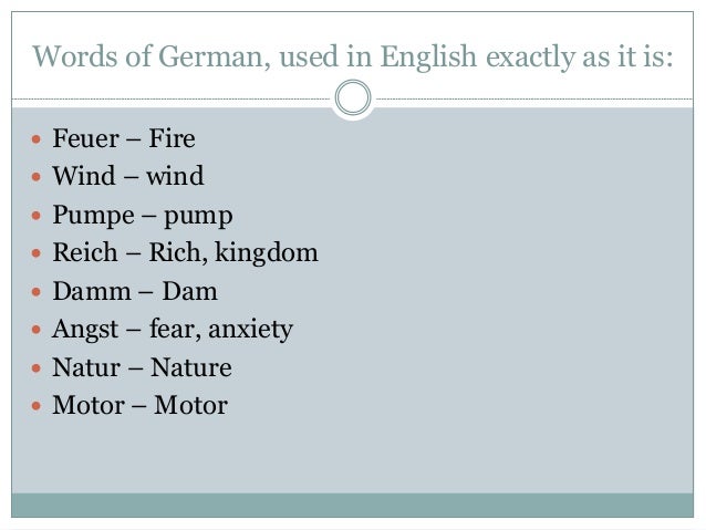 Top 20 German Words
