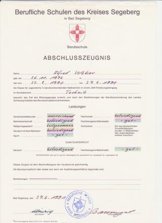 German Qualifications