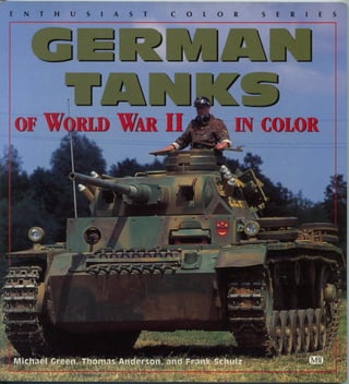 German tanks of World War ii in color