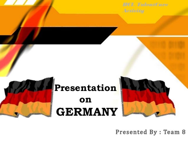 presentation in german