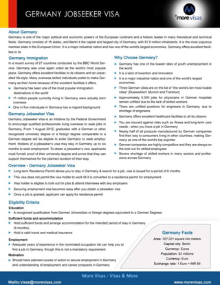 Germany Jobseeker Visa
