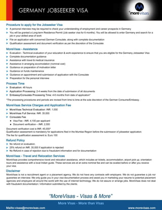 Germany Jobseeker Visa