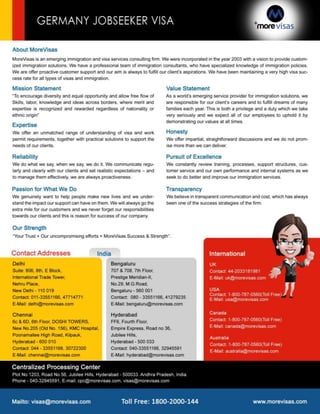 Germany Jobseeker Visa