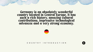 Germany Country Introduction Presentation in Cream and Black ...