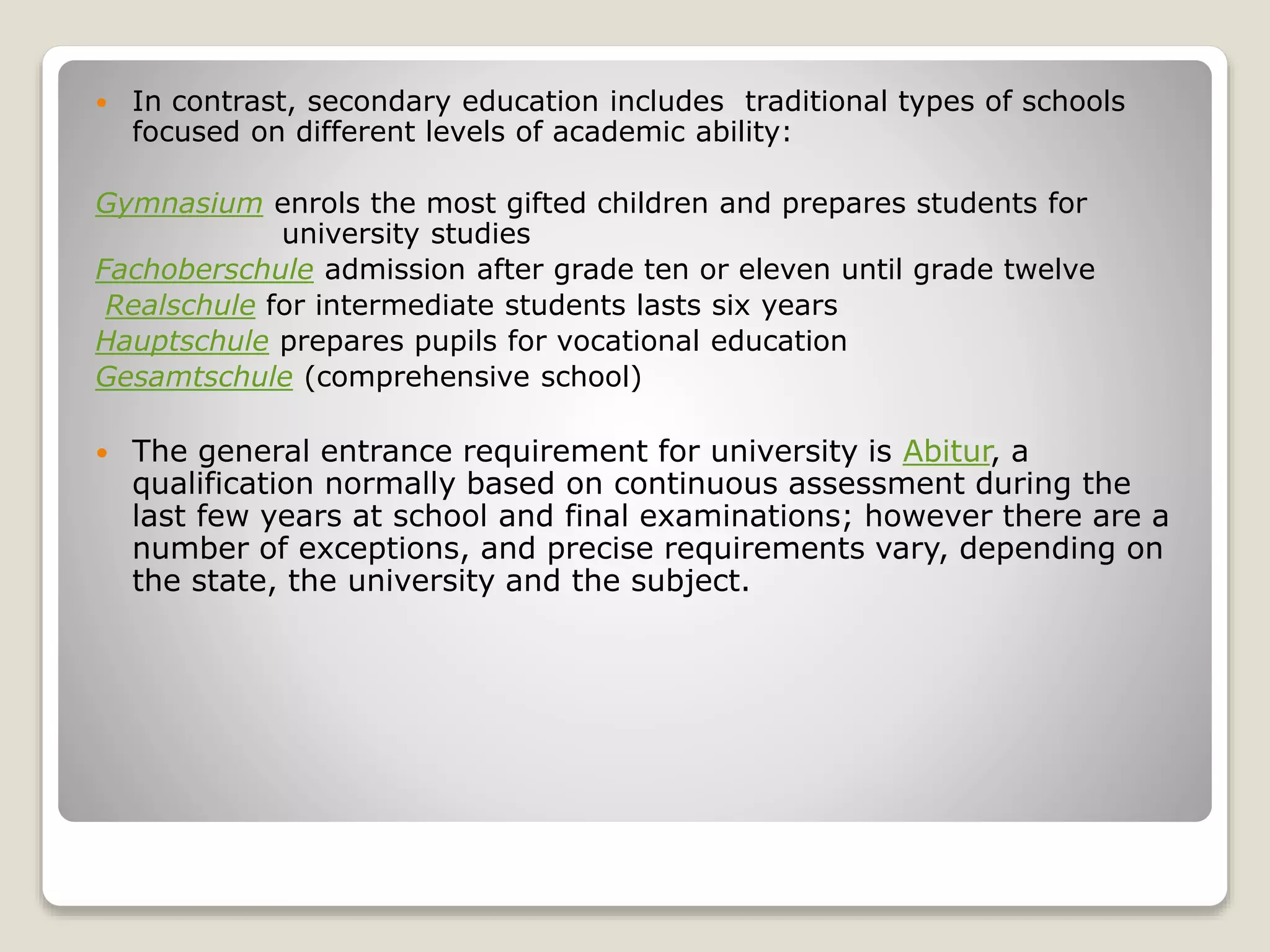 WHAT IS EDUCATION SYSTEM IN GERMANY visual data 4