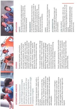 Germany international semester