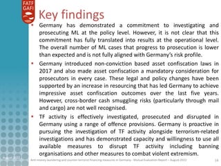 Anti-money laundering and counter-terrorist financing measures in Germany - Mutual Evaluation Report – August 2022
Key fin...