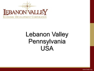 Lebanon Valley Pennsylvania USA 