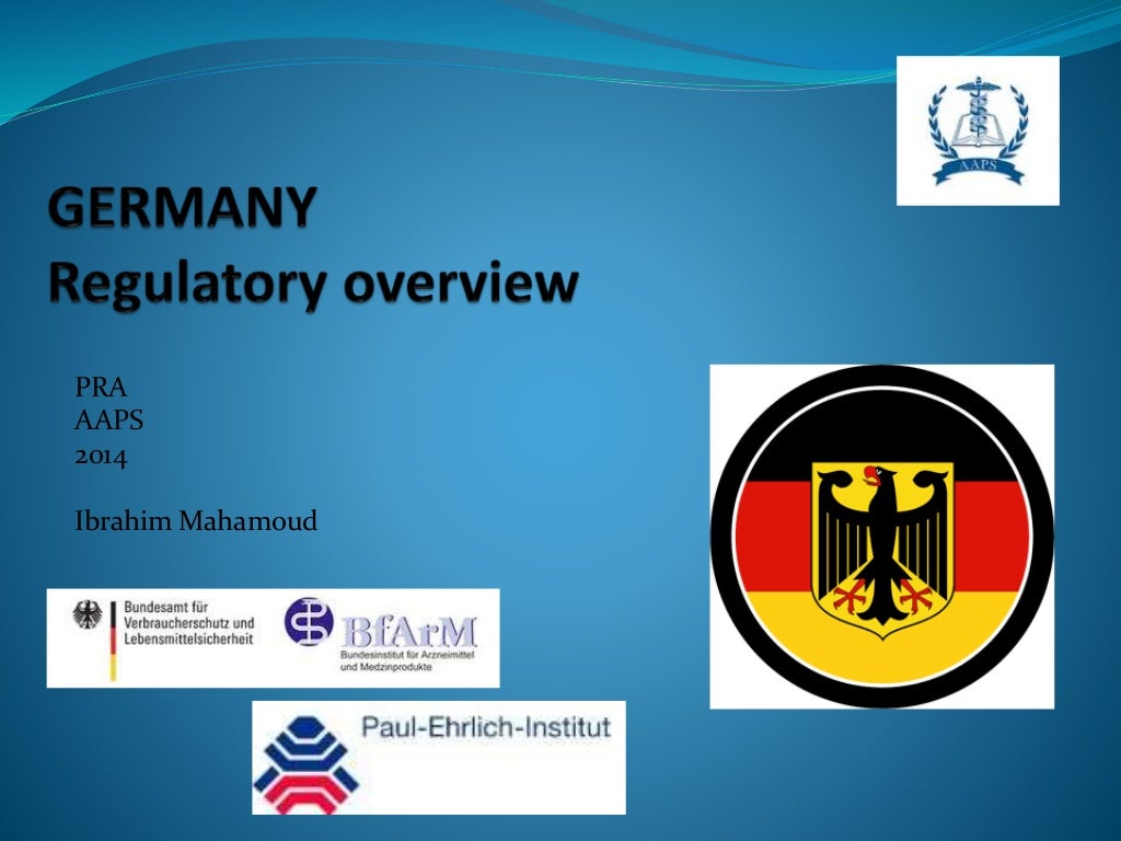 Germany regulatory affairs