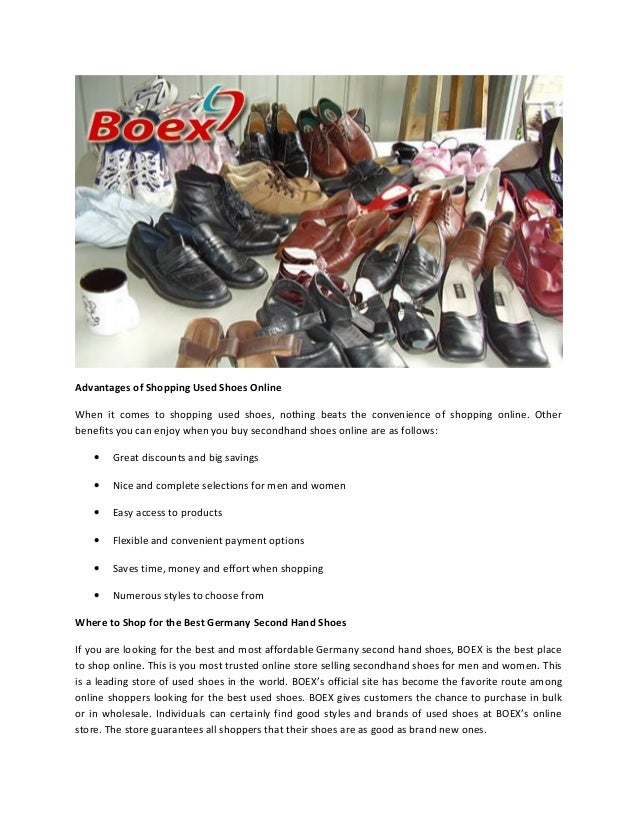 buy second hand shoes online