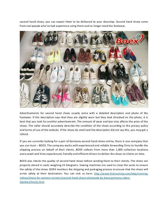 how to sell second hand shoes