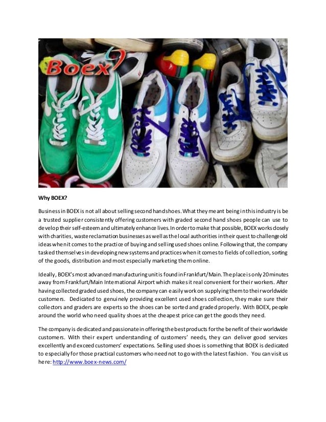 selling used shoes online
