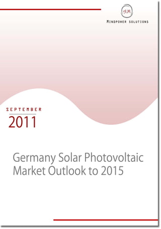 Germany Solar Photovoltaic Market Outlook to 2015