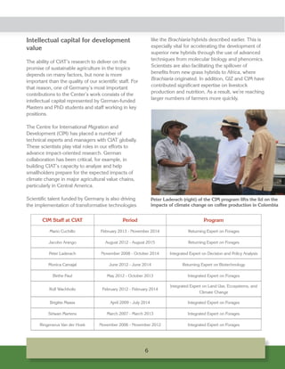 CIAT’s Partnership with Germany: Reducing hunger and poverty while lessening agriculture’s ecological and climate footprint