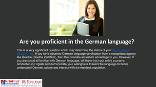 Germany student visa interview question and answers | PPTX