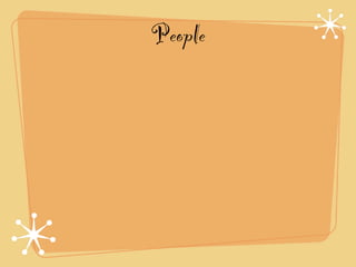 People
 