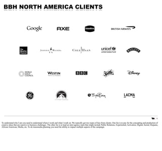 BBH NORTH AMERICA CLIENTS




                                                                                            ...