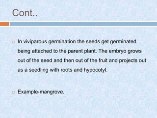 Germination of seed by kader mullah | PPTX