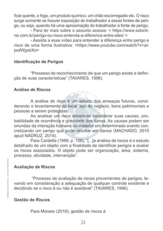 Apostila Gerência de Riscos PDF voltado para Segurança do Trabalho | PDF