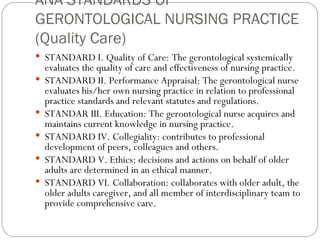 Gerontological nursing | PPT