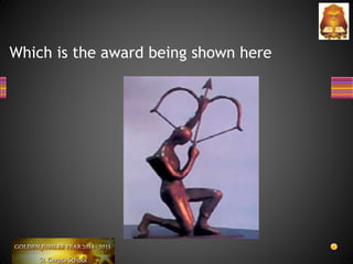 Which is the award being shown here
 