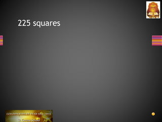 225 squares
 
