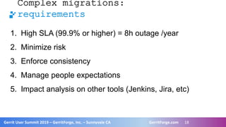 Gerrit Code Review migrations step-by-step | PPTX