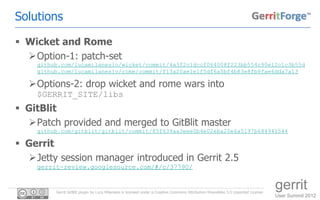 GitBlit plugin for Gerrit Code Review | PPTX