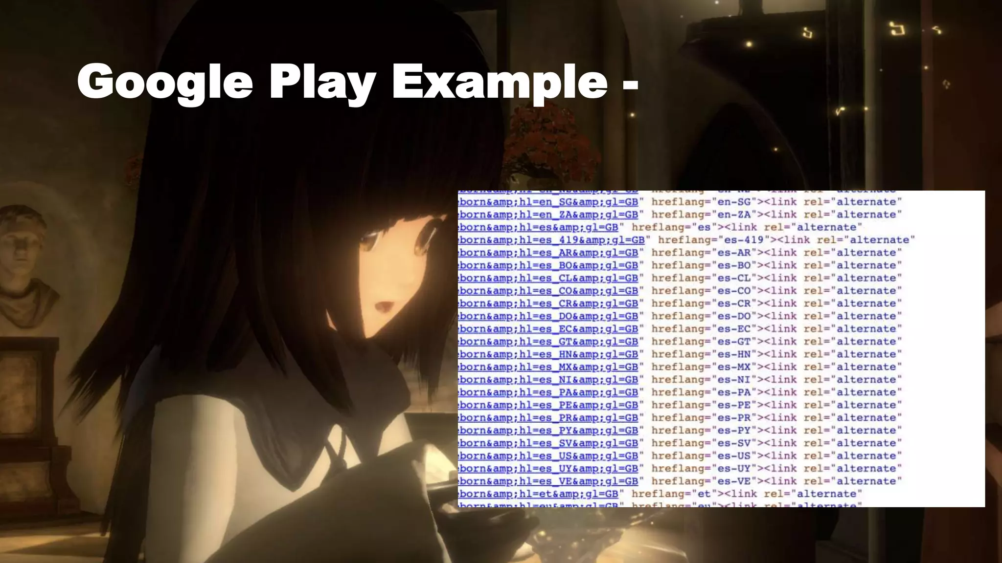 Google Play Example -
 