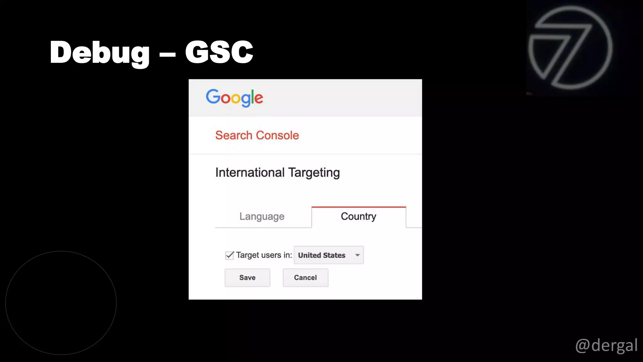 Debug – GSC
@dergal
 