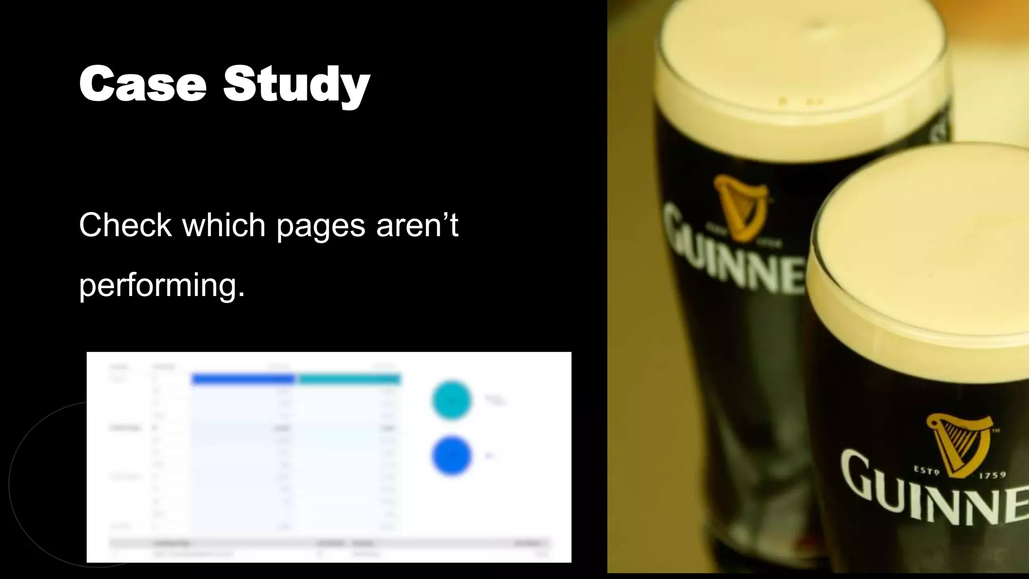 Case Study
@dergal
Check which pages aren’t
performing.
 