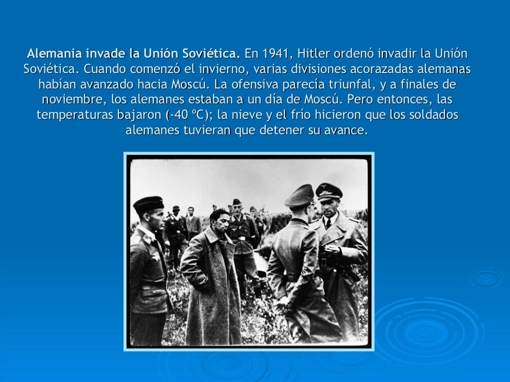Sucesos mas relevantes de la Segunda Guerra Mundial