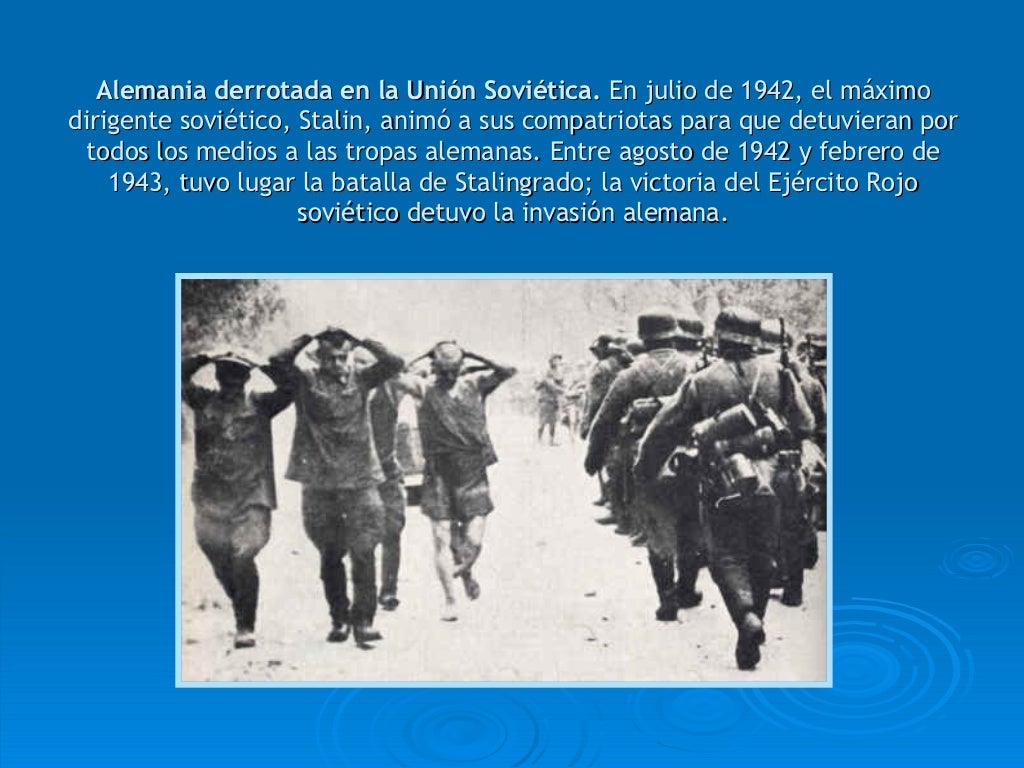 Sucesos mas relevantes de la Segunda Guerra Mundial