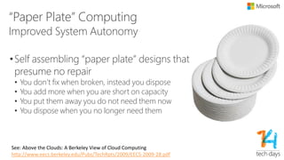 The Basics
“The characteristics of a software system that
we consider non-negotiable.”
•A few key points as preface:
• Design for “simplicity”
• Design for “good enough”
• Understand the true minimum shipping point
• Long term plans will often be wrong
 