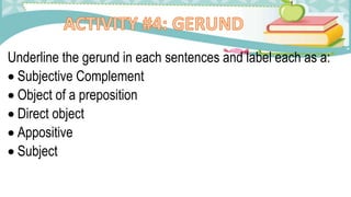 uses of Gerund | PPTX