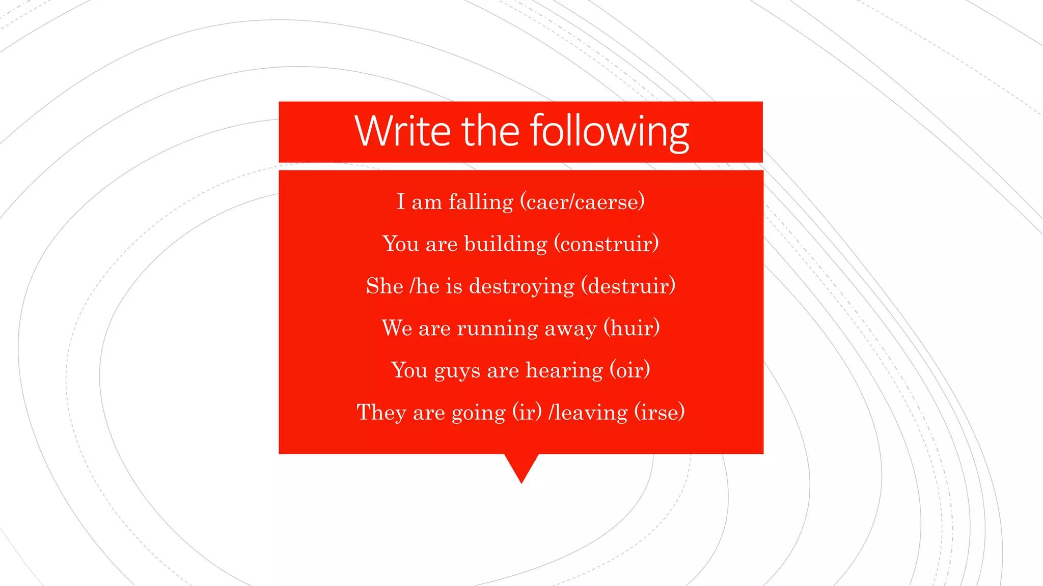 Gerund in Spanish | PPTX