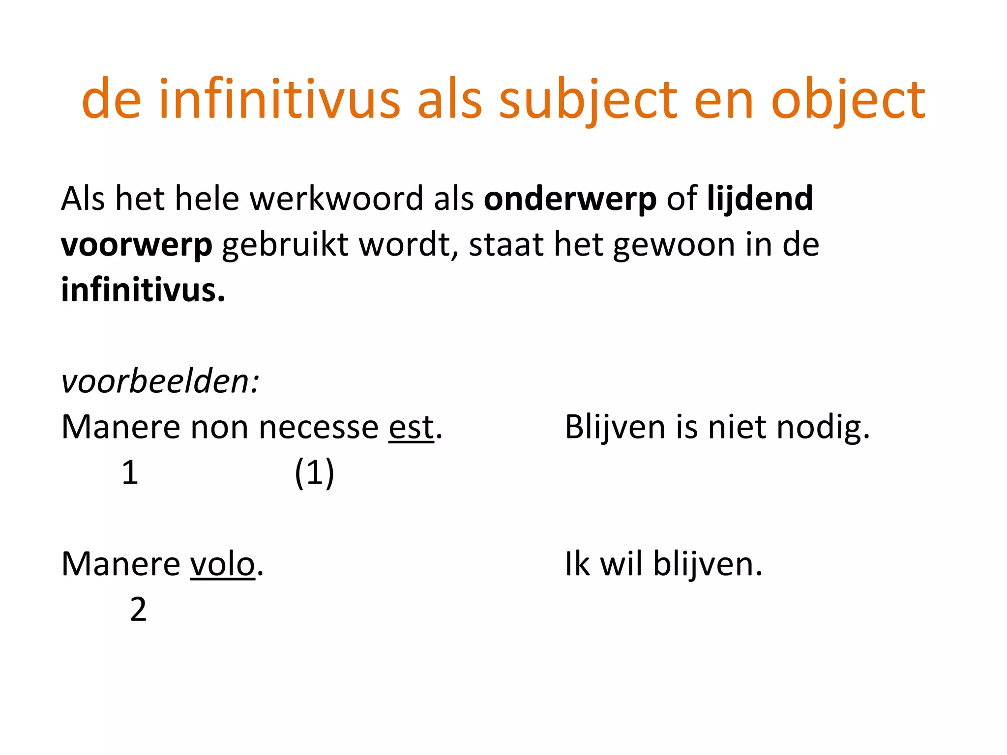 Gerundium en gerundivum | PPT