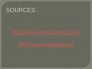http://www.chompchomp.com

  http://www.wikipedia.org
 