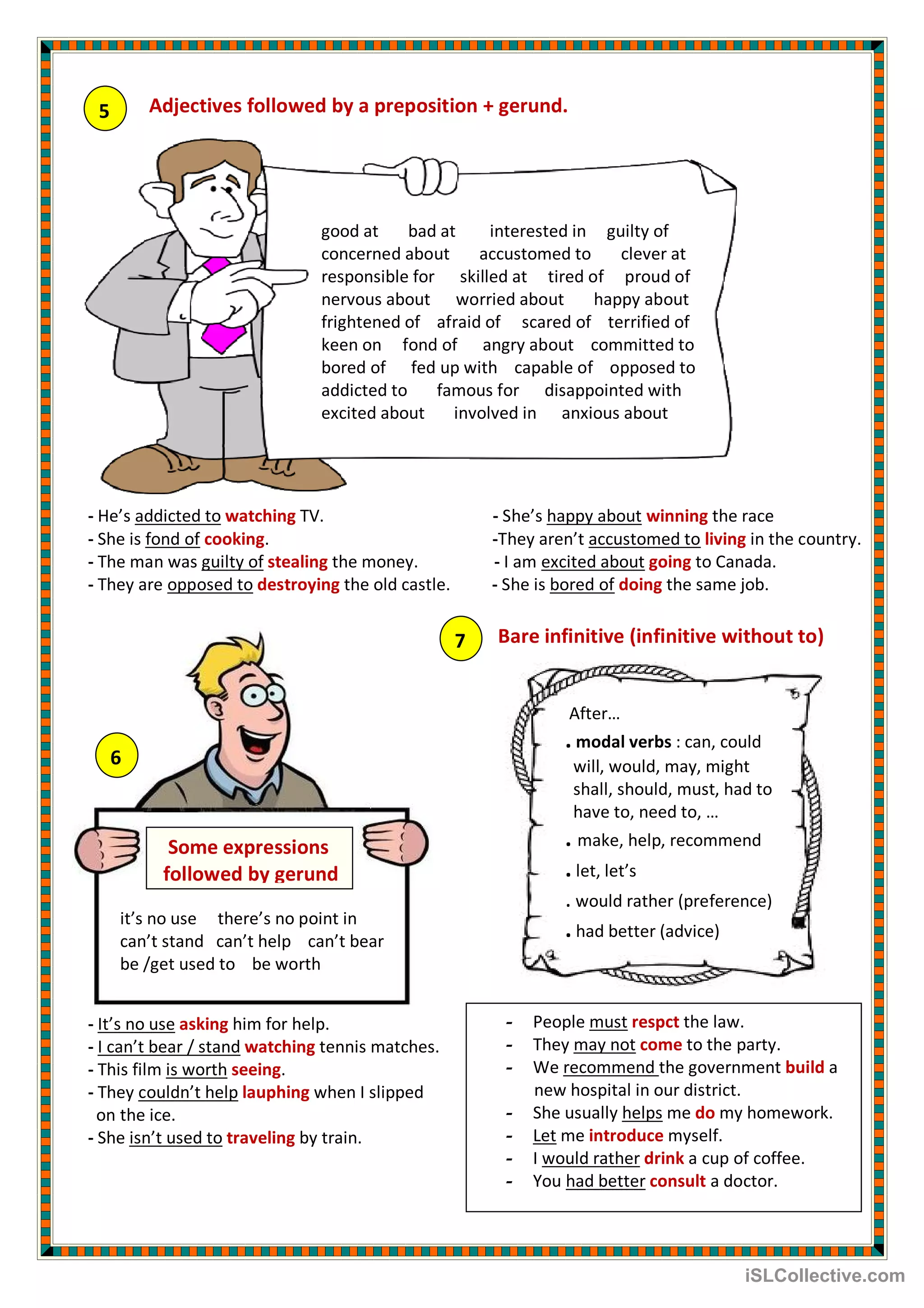 Involved Verb Gerunds and Infinitives. (3pages).pdf