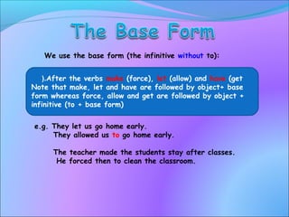 Gerunds and infinitives | PPT