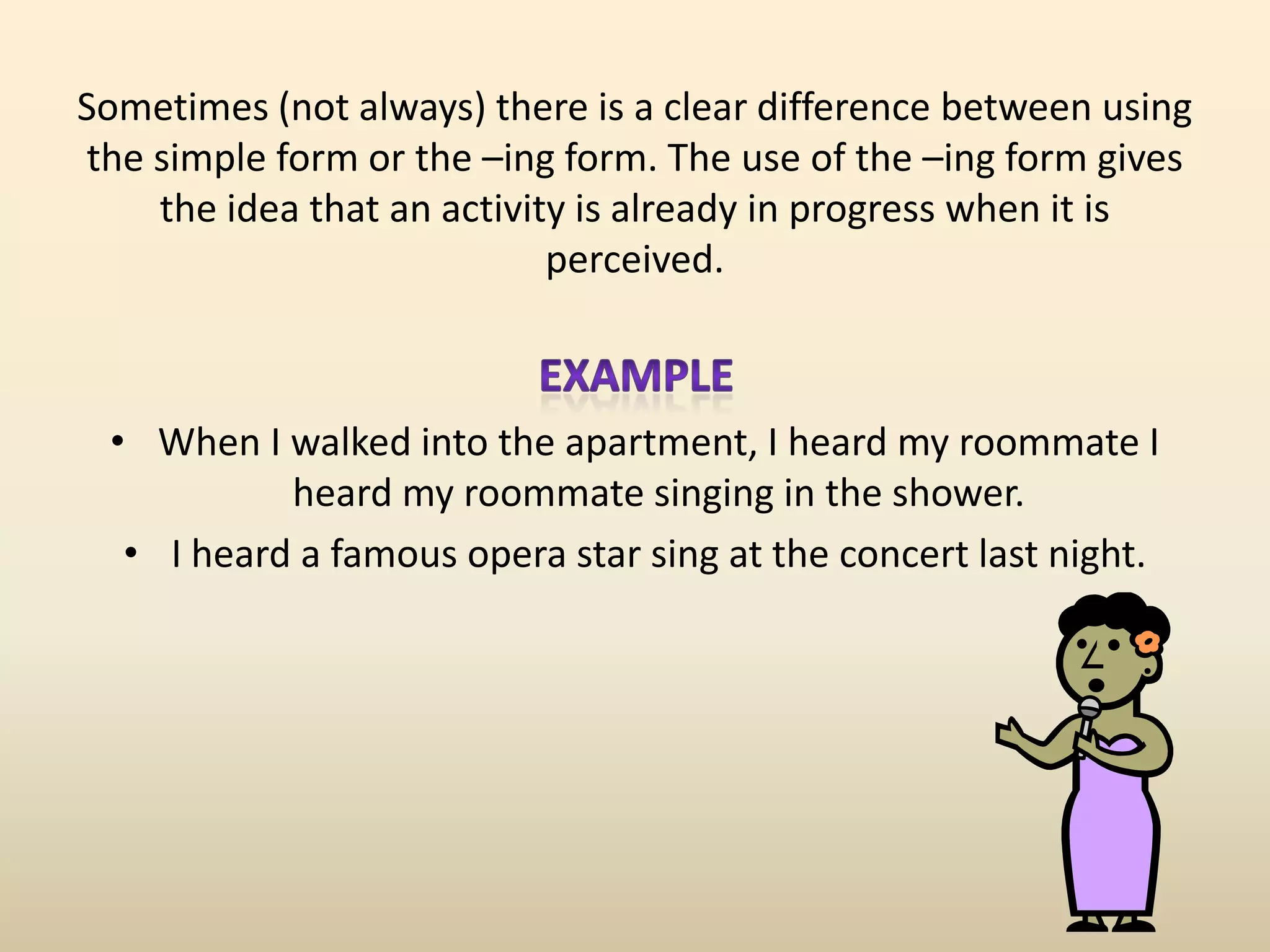 I saw my friend running down the street .