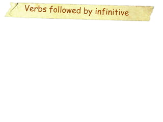 Gerunds vs. infinitives