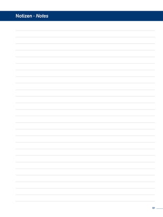 Notizen · Notes
61
 