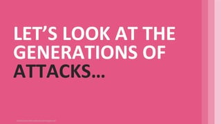 ©2018 Check Point Software Technologies Ltd.
LET’S LOOK AT THE
GENERATIONS OF
ATTACKS…
 