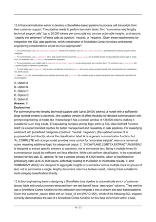 GES-C01 SnowPro Specialty Gen AI Certification PDF Questions | PDF